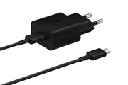 Samsung ταχείας φόρτισης 15W με καλώδιο Type C To Type C μαύρος 3