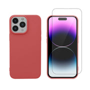 Redshield iPhone 14 Pro Max TPU & Tempered Glass Red 3