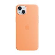 Apple iPhone 15 Plus Silicon Case with MagSafe Orange Sorbet 3