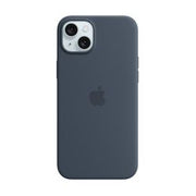 Apple iPhone 15 Plus Silicon Case with MagSafe Storm Blue 2