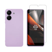 Redshield Redmi 13C / Poco C65 TPU Case & Tempered Glass Purple 3