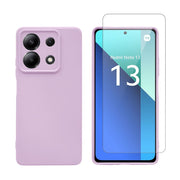 Redshield Xiaomi Redmi Note 13 5G Silicone Case & Glass Purple 3