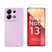 Redshield Xiaomi Redmi Note 13 Pro 5G/Poco X6 Silicone Purple & Tempered Glass 2