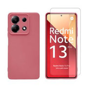 Redshield Xiaomi Redmi Note 13 Pro 5G/Poco X6 Silicone Red & Tempered Glass 2