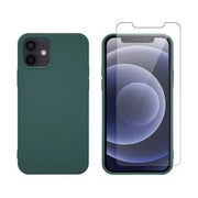 Redshield iPhone 12/12 Pro Silicone Green & Tempered Glass 2