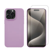 Redshield Silicone Case & Glass Set Purple για iPhone 15 Pro Max 3