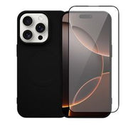 Redshield iPhone 16 Pro Max Silicone Case with MagSafe & Tempered Glass Black 2