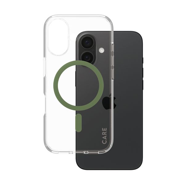 CARE by PanzerGlass iPhone 16 Flagship Urban Compat Magsafe Green 1