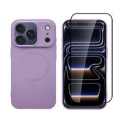 Redshield iPhone 17 Pro Magsafe Silicone Case & Full Face Glass Purple 2