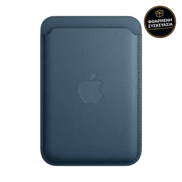 Apple iPhone 15 FineWoven Case Blue 1 · φθαρμένη συσκευασία