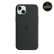 Apple iPhone 15 Plus Silicon Case with MagSafe Black 1