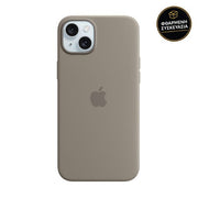 Apple iPhone 15 Plus Silicon Case with MagSafe Clay 1