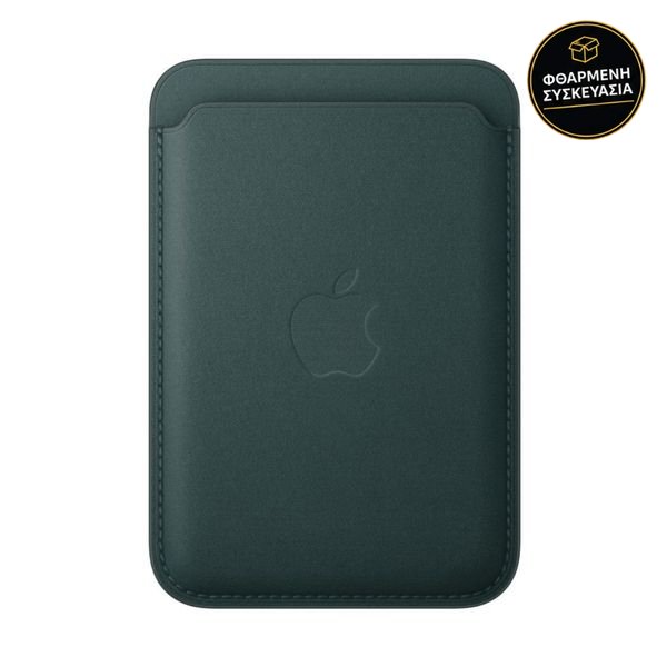 Apple iPhone 16 FineWoven Wallet Green 1 · φθαρμένη συσκευασία