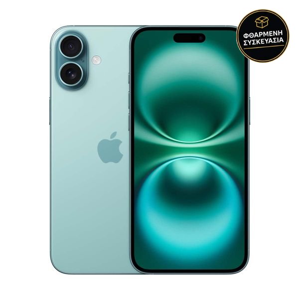Apple iPhone 16 Plus 128GB Teal 1 · φθαρμένη συσκευασία