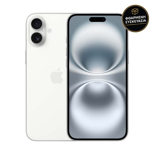 Apple iPhone 16 Plus 128GB White 1 · φθαρμένη συσκευασία
