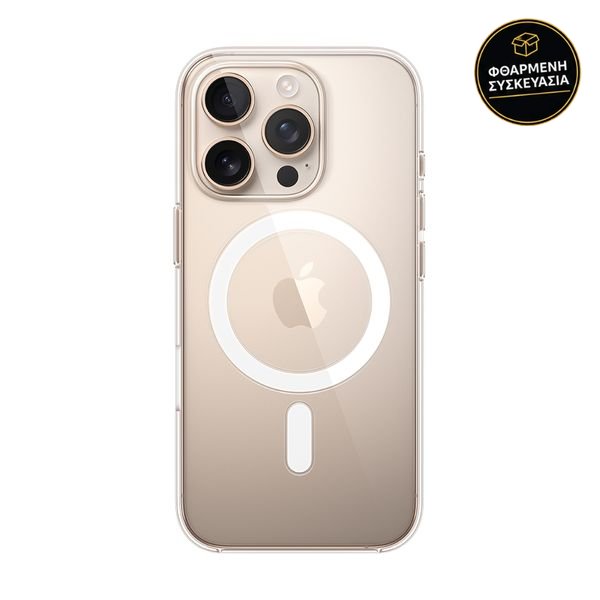 Apple iPhone 16 Pro Clear Case With Magsafe 1 · φθαρμένη συσκευασία