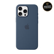 Apple iPhone 16 Pro Max Silicone Case with MagSafe Denim 1