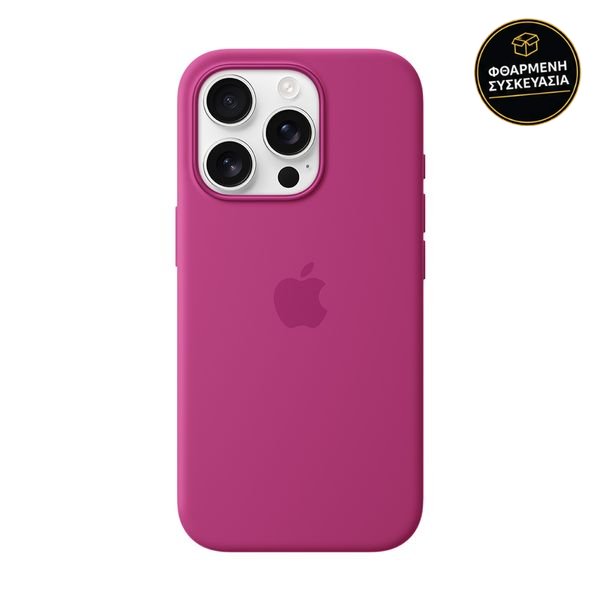 Apple iPhone 16 Pro Silicone Case with MagSafe Fuchsia 1 · φθαρμένη συσκευασία