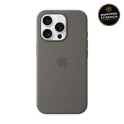 Apple iPhone 16 Pro Silicone Case with MagSafe Stone Grey 1