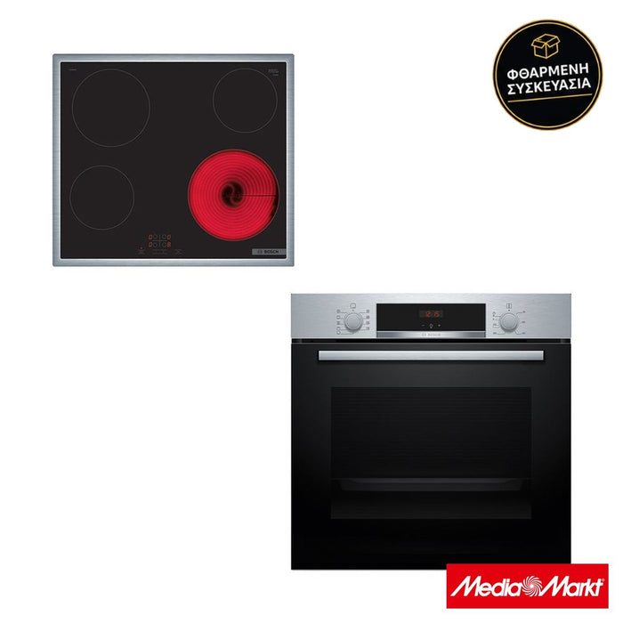 Bosch HBA534ES4 Inox & PKE645BA2E · φθαρμένη συσκευασία