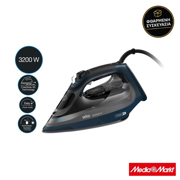 Braun TexStyle 9 SI 9682DB · φθαρμένη συσκευασία