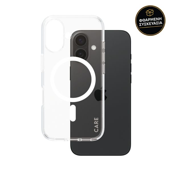 CARE by PanzerGlass iPhone 16 Flagship Magsafe White 1 · φθαρμένη συσκευασία