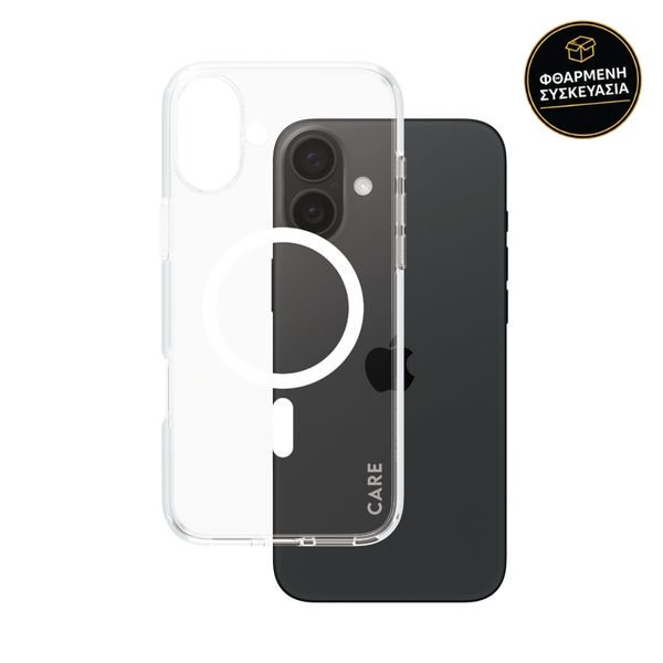 CARE by PanzerGlass iPhone 16 Plus Flagship Magsafe White 1 · φθαρμένη συσκευασία