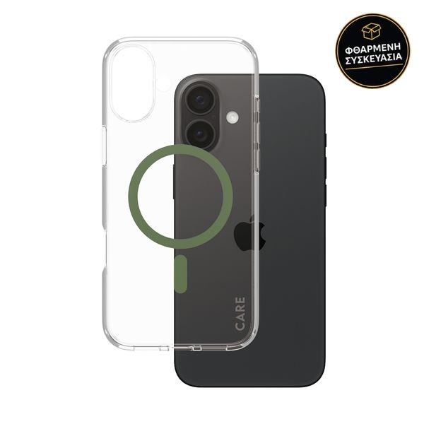 CARE by PanzerGlass iPhone 16 Plus Flagship Urban Compat Magsafe Green 1 · φθαρμένη συσκευασία