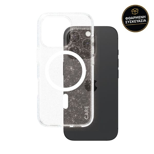 CARE by PanzerGlass iPhone 16 Pro Flagship Magsafe Star Lit White