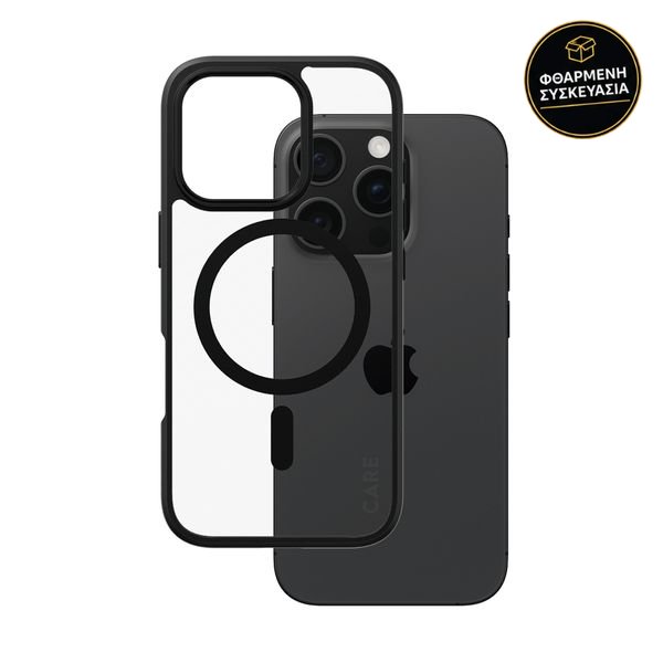 CARE by PanzerGlass iPhone 16 Pro Flagship Urban Compat Magsafe Black Frame 1 · φθαρμένη συσκευασία