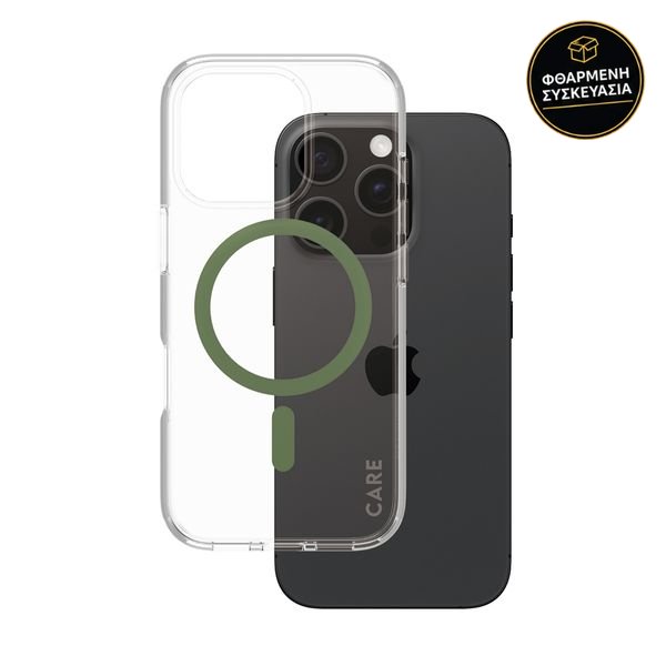CARE by PanzerGlass iPhone 16 Pro Flagship Urban Compat Magsafe Green