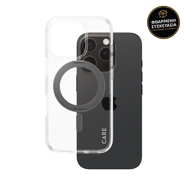 CARE by PanzerGlass iPhone 16 Pro Kickstand Magsafe Black