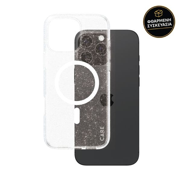 CARE by PanzerGlass iPhone 16 Pro Max Flagship Magsafe Star Lit White