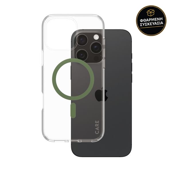 CARE by PanzerGlass iPhone 16 Pro Max Flagship Urban Compat Magsafe Green 1 · φθαρμένη συσκευασία