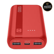Cellular Line Essential Power Bank 10.000 mAh Red 1