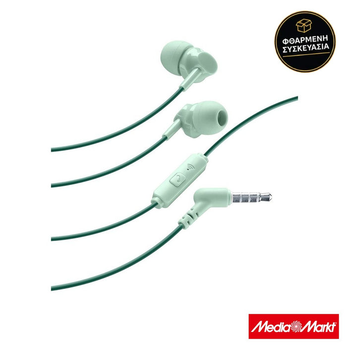Cellular Line In Ear Smart Green · φθαρμένη συσκευασία