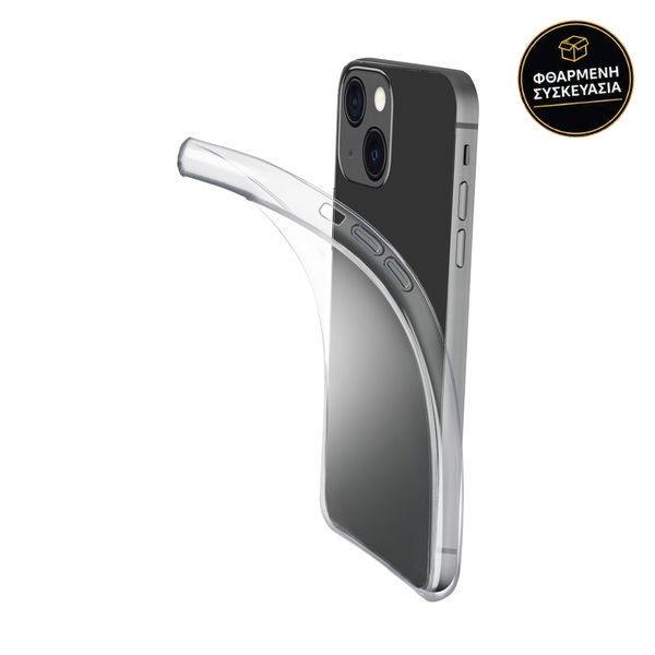 Cellular Line iPhone 14 Fine Silicon Cover Transparent
