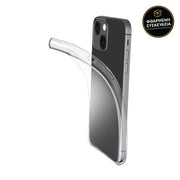 Cellular Line iPhone 14 Fine Silicon Cover Transparent 1