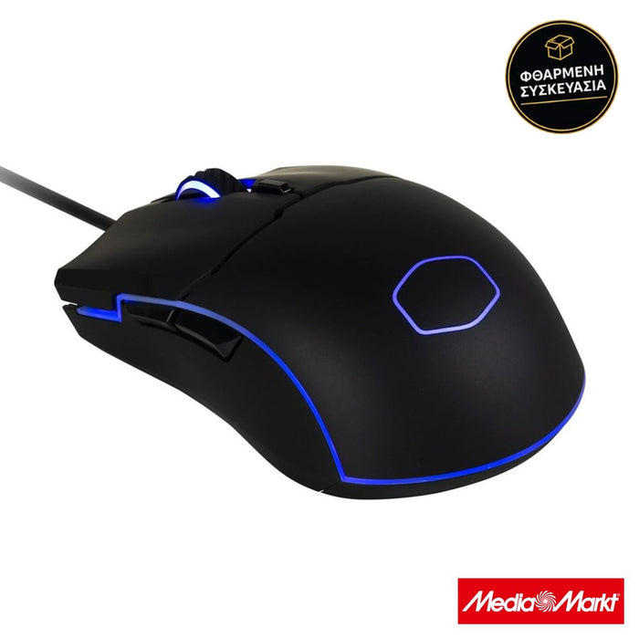 Coolermaster CM110 Ambidextrous RGB · φθαρμένη συσκευασία