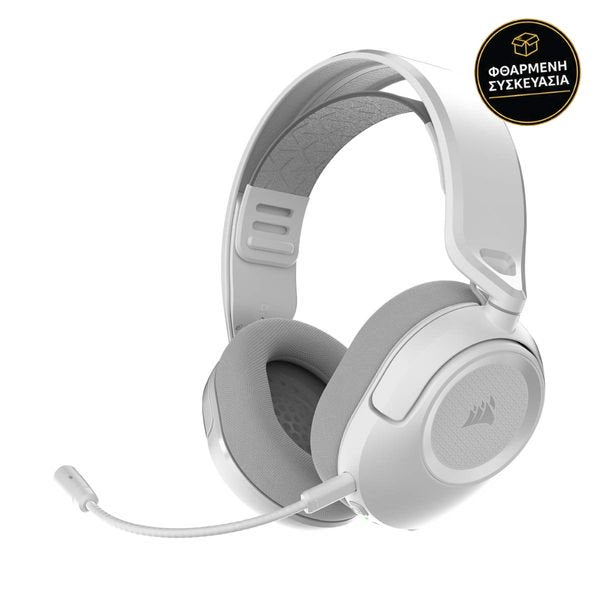 Corsair HS35 V3 White Wireless 1 · φθαρμένη συσκευασία