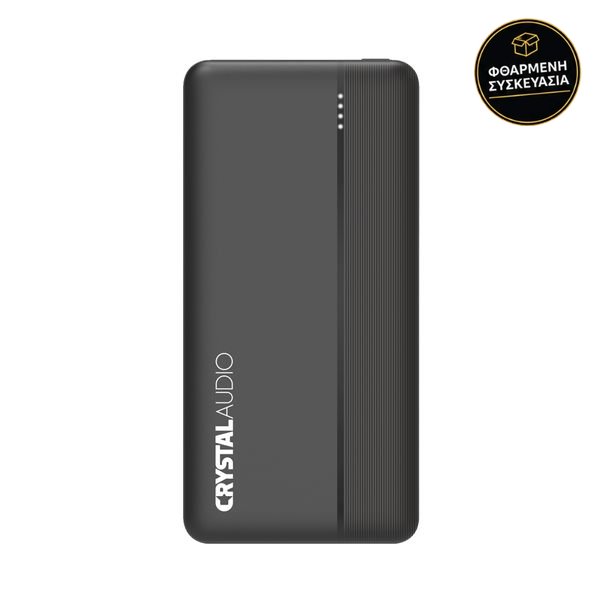 Crystal Audio PBK-4K 10000 mAh PD Black 1 · φθαρμένη συσκευασία