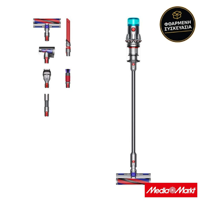 Dyson V12 Origin Nickel/Iron/Nickel · φθαρμένη συσκευασία