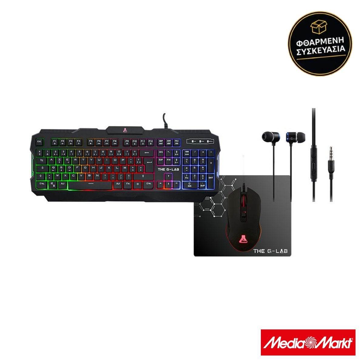 G-Lab Helium Keyboard/Mouse/Pad/Earphones