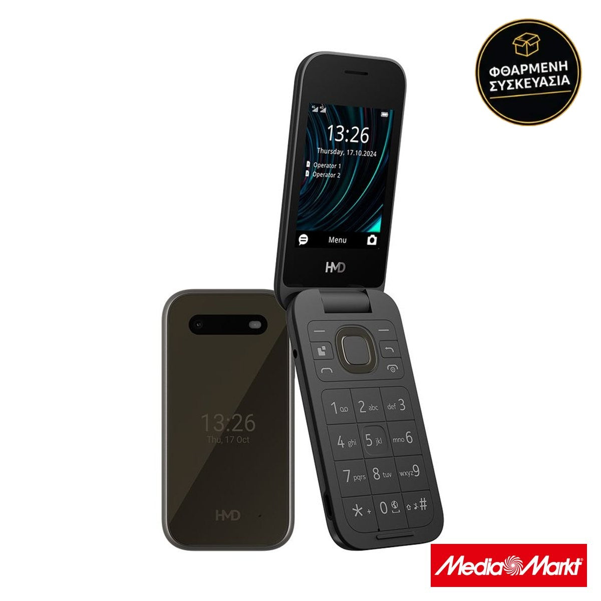 HMD 2660 Flip 4G (2025) Dual Sim Black