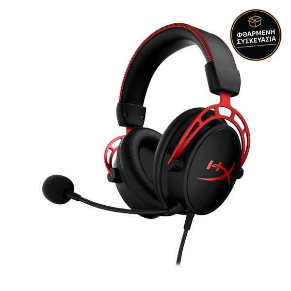 HyperX Cloud Alpha Red 1 · φθαρμένη συσκευασία