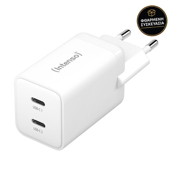 Intenso Power Adaptor 2x USB-C GAN W40CC