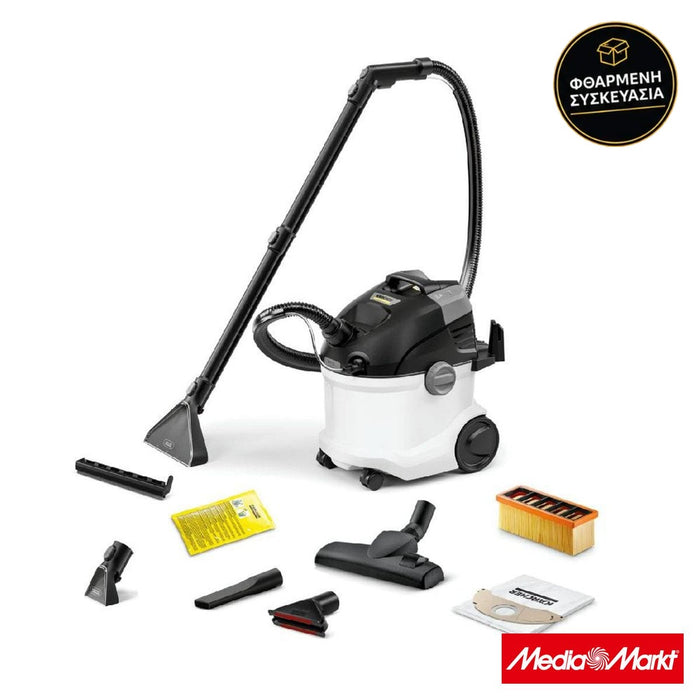 Karcher SE 5 Upholstery · φθαρμένη συσκευασία