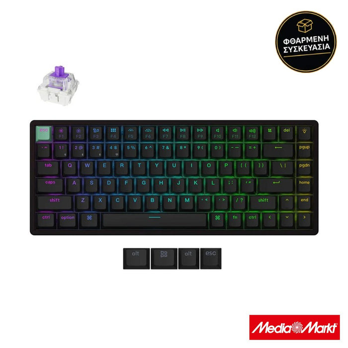 Keychron K2 HE · φθαρμένη συσκευασία