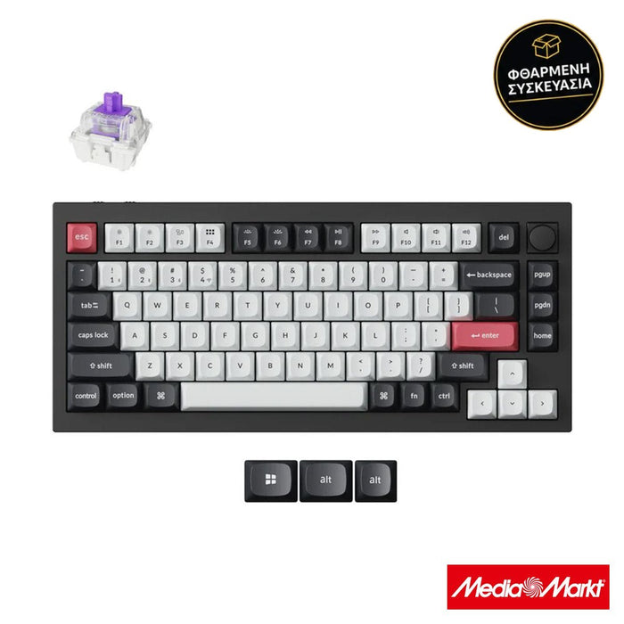 Keychron Q1 HE · φθαρμένη συσκευασία