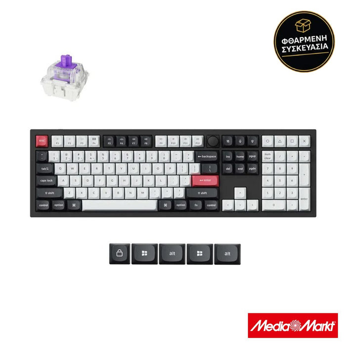 Keychron Q6 HE · φθαρμένη συσκευασία